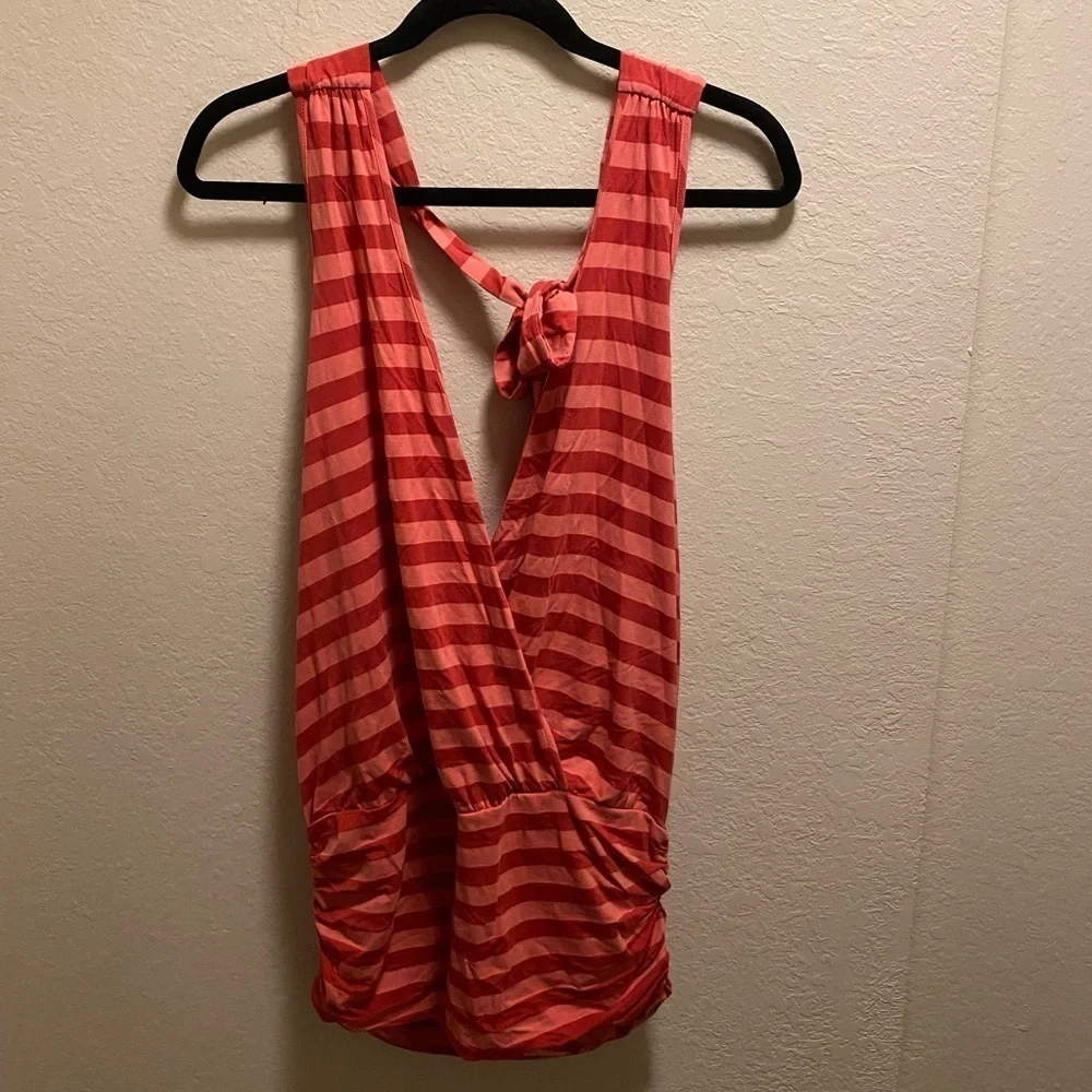 Ella Moss striped halter top NWT